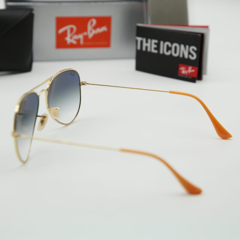 RB 3025 AVIATOR LARGE METAL MAVİ DEGRADE